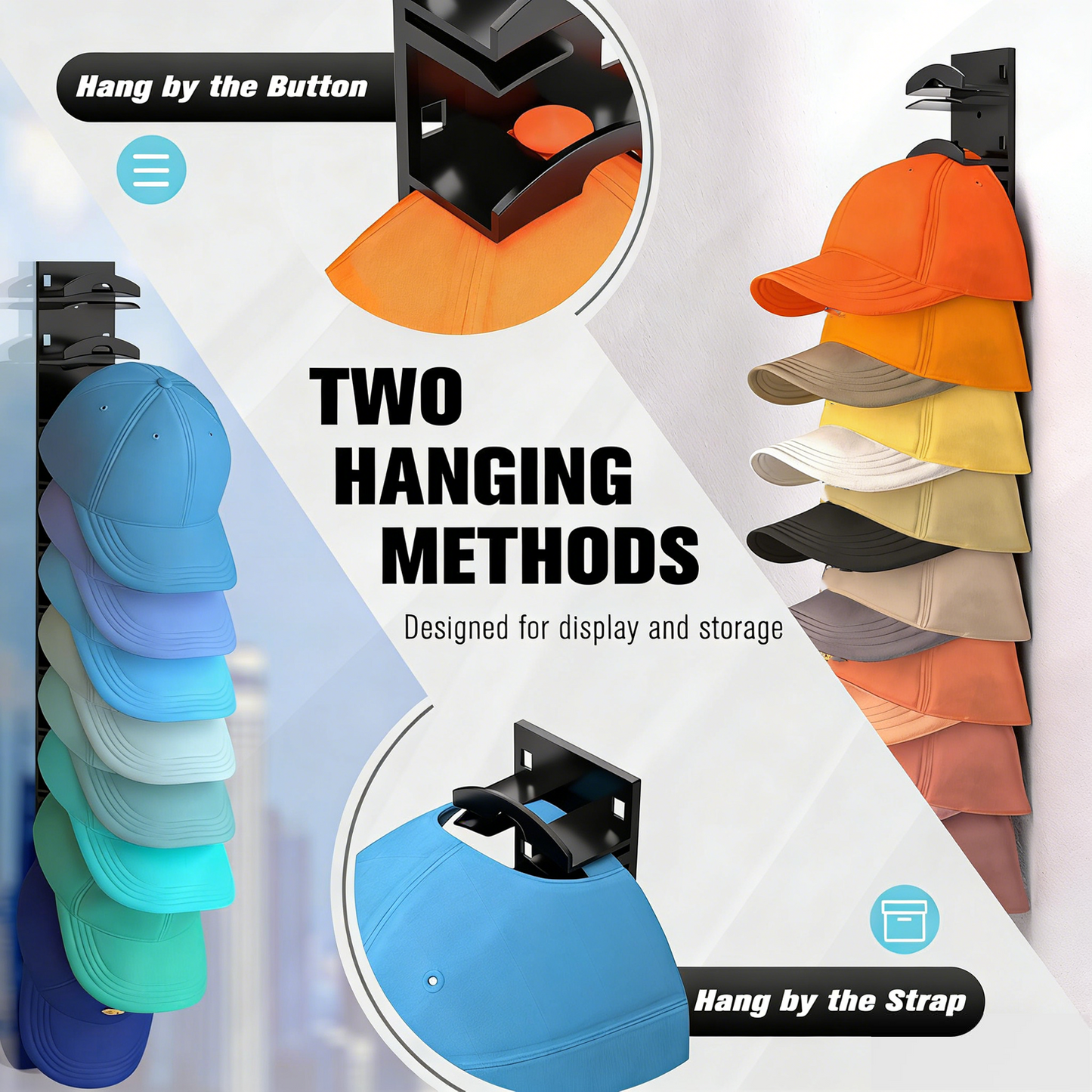 🔥 Holiday Sale 🎁 Baseball Cap Storage Rack