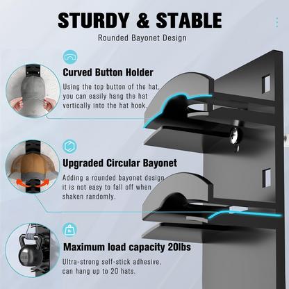 🔥 Holiday Sale 🎁 Baseball Cap Storage Rack