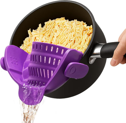 🔥 Holiday Sale 🎁 Kitchen Silicone Clip-On Colander