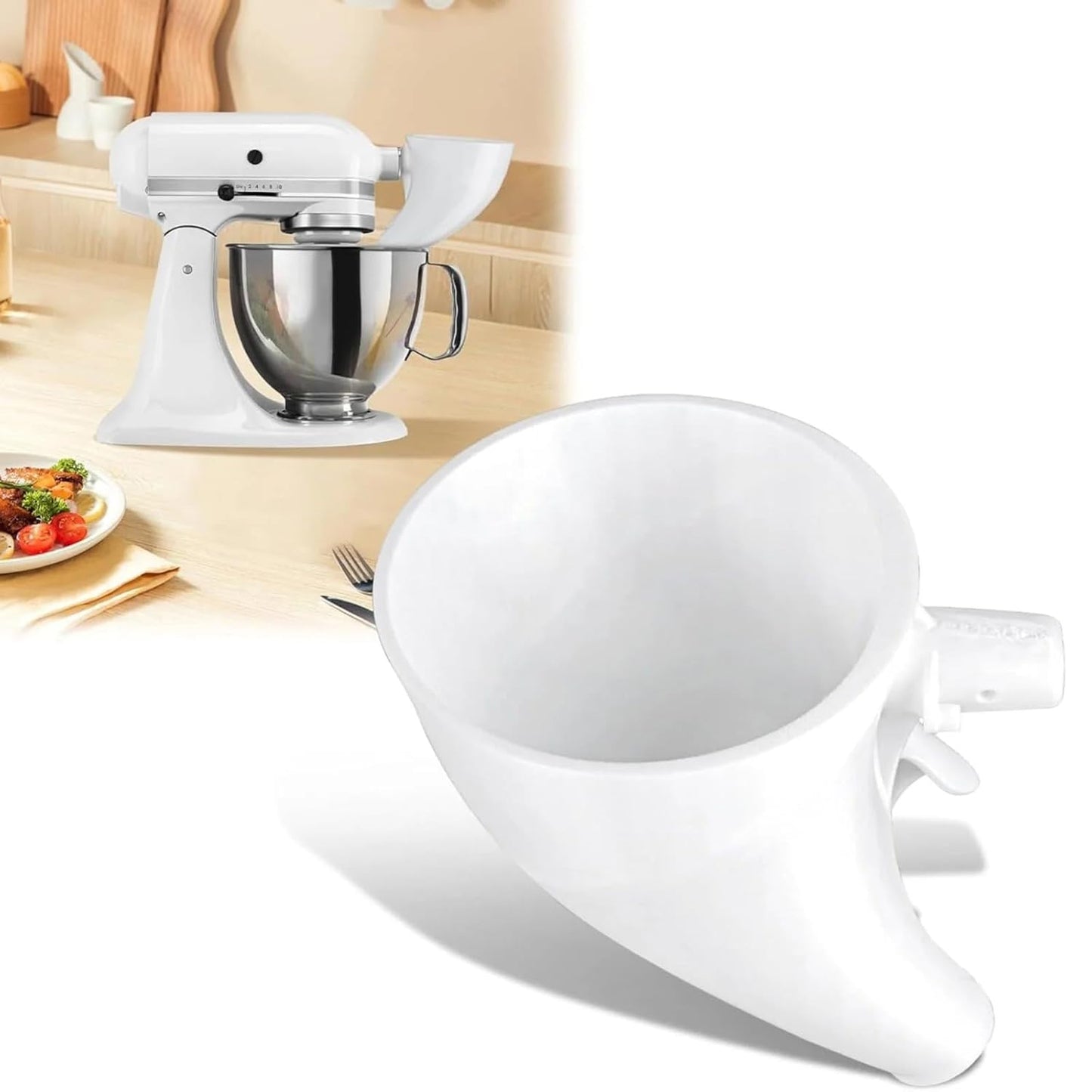 🔥Holiday Sale🎁 Flour Funnel for Stand Mixer