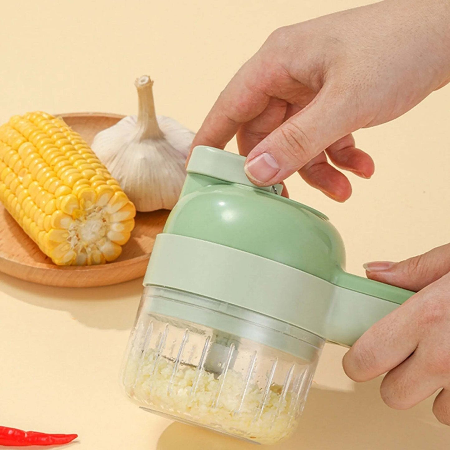 Automatic Chopper for Cooking Preparations