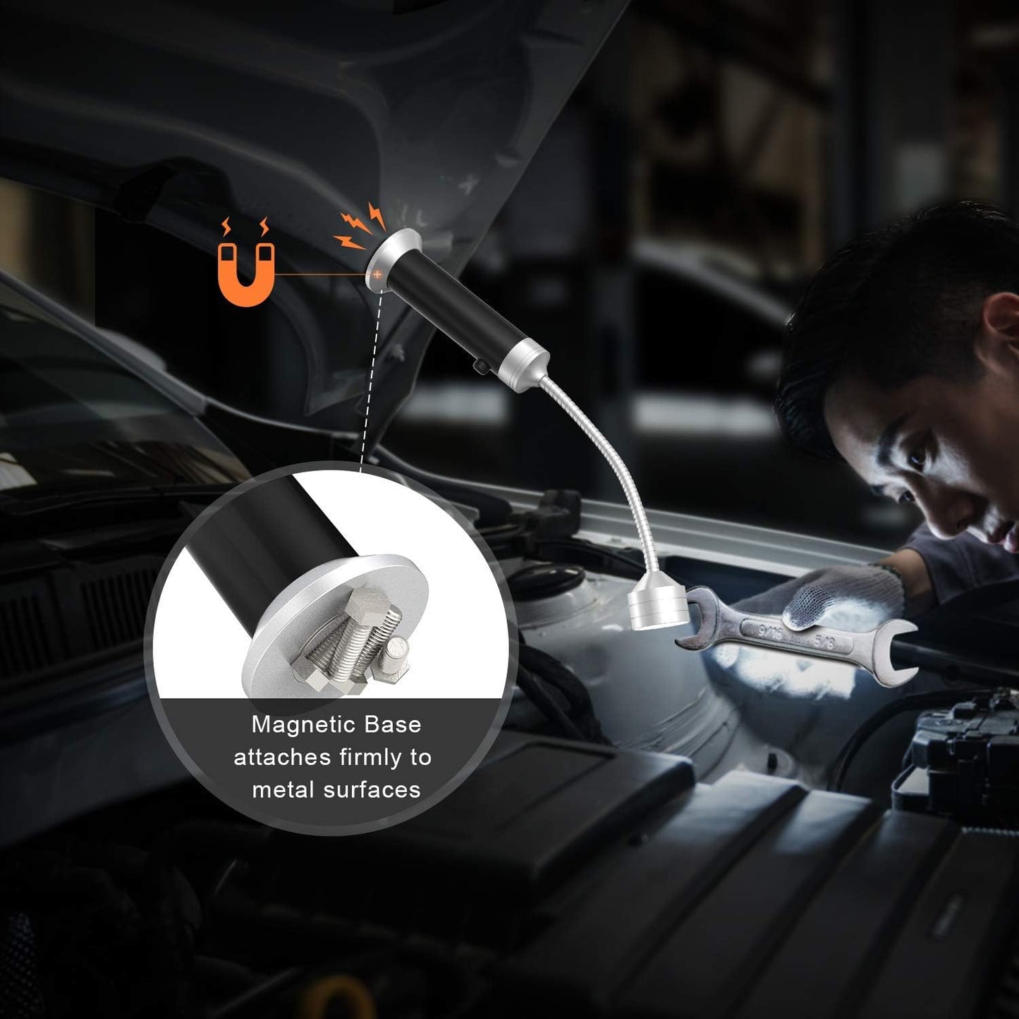 🔥🔥360° Adjustable Magnetic Barbecue Grill Light