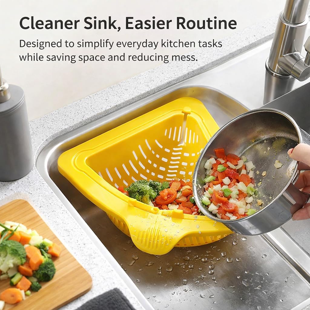 🔥Holiday Sale🎁 Kitchen Magnetic Triangular Draining Baskets