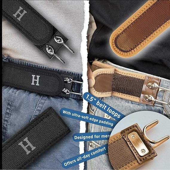 🔥🔥Tactical Metal Hook Elastic Belt (Unisex)