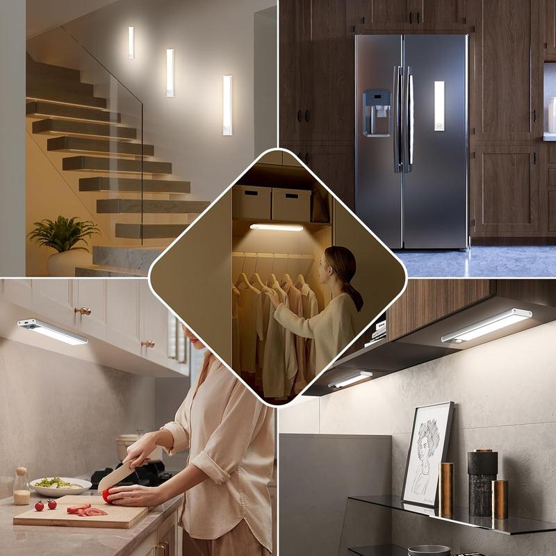 🎅 Early Christmas Sale 🎁 Under Cabinet Lights - 76LED Motion Sensor Night Light Indoor