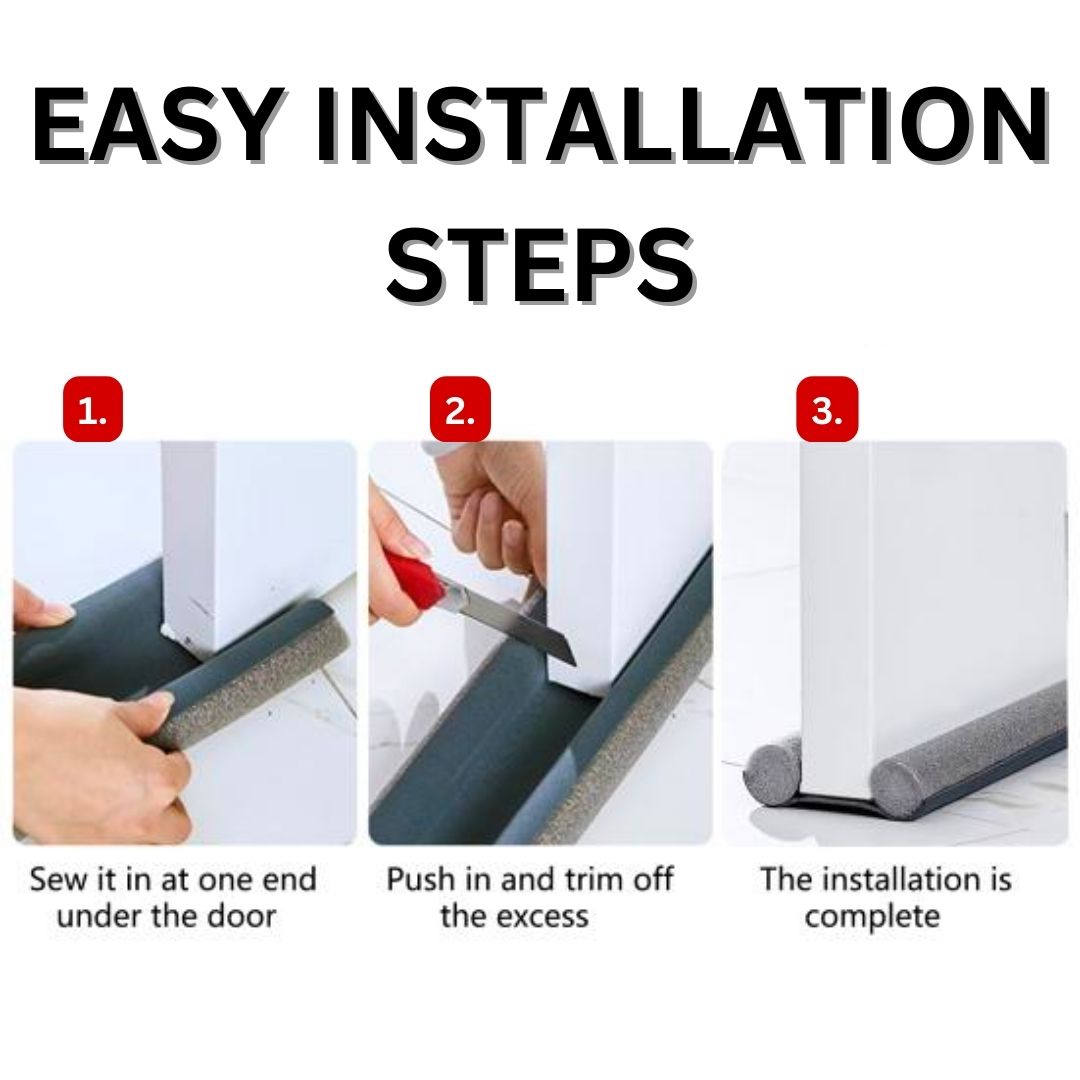 🔥🔥Door Bottom Seal Strip Stopper