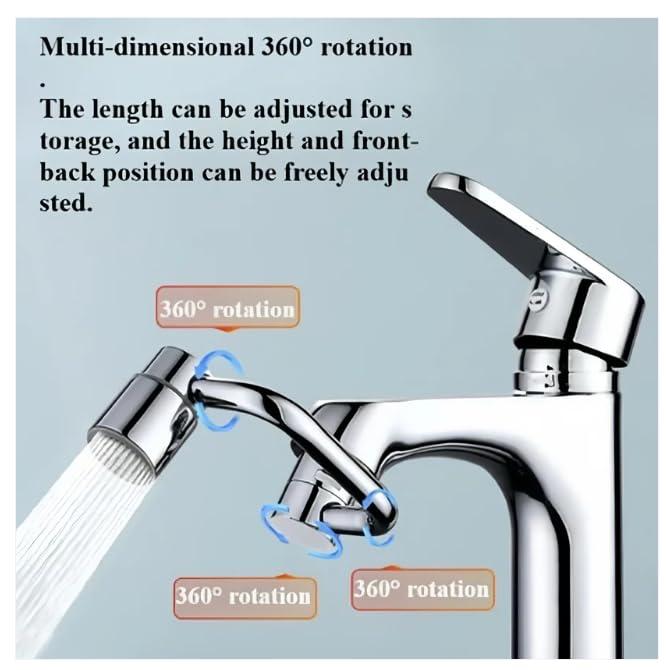 🔥Holiday Sale🔥 360° Rotatable Faucet Aerator Extender