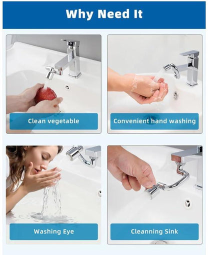 🔥Holiday Sale🔥 360° Rotatable Faucet Aerator Extender