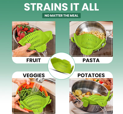 🔥 Holiday Sale 🎁 Kitchen Silicone Clip-On Colander